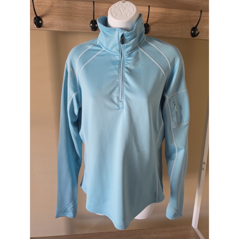 Brooks Women's 1/4 Zip Pullover Jacket – Blue Haze - M - Picture 2 of 14